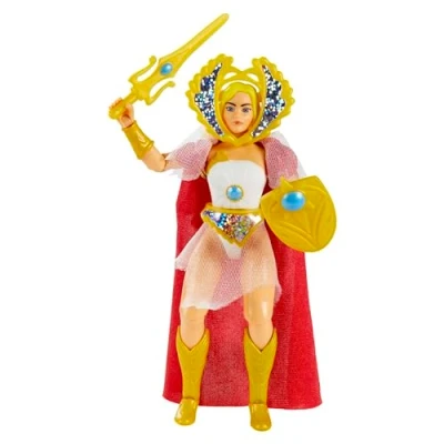Image of Masters of the Universe Origins Action Figure, She Ra, Collectible, MOTU Most Powerful Woman, 16 Posable Joints, 5.5 Inch with Accessories, HYD26