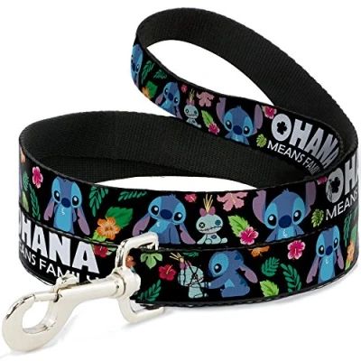 Image of Buckle Down Pet Leash Marvel Avengers 4 Superhero Poses CLOSE UP Feet Long 1&quot; Wide