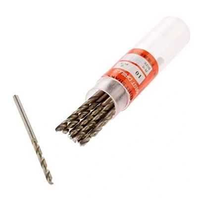 Image of Mtsooning 10 PCS HSS Twist Drill Bit, 0.5mm 3.5mm Micro Straight Shank Bits Set Electrical Drilling Tool for Metal Cast Iron Copper Aluminum Wood Plastic