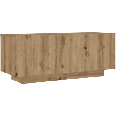 Image of vidaXL Bedside Cabinet Artisan Oak 100x35x40 cm Engineered Wood