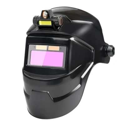 Image of Uezeth Solar Powered Auto Darkening Welding Helmet, Mask Darkening, Adjustable Battery &amp; Welders Helmet for TIG MIG ARC Weld Grinding (A)