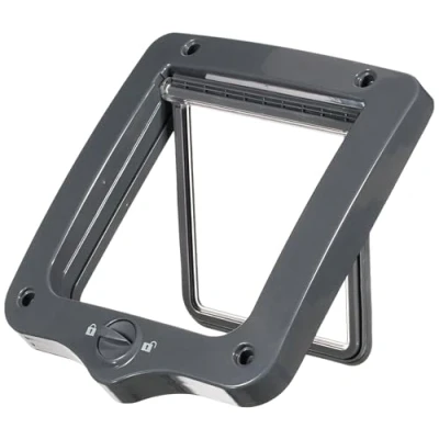 Image of Trixie 2 Way Cat Flap, Grey, 390 g