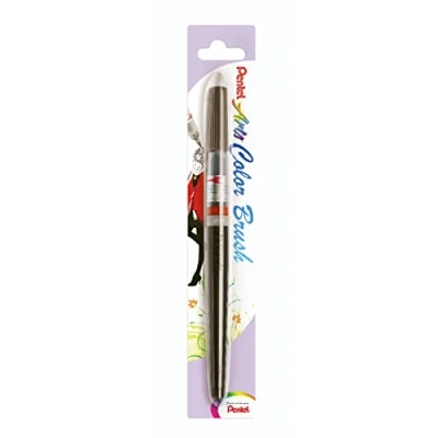Image of Pentel Arts Colour Brush, Grey (Dye) ink, 1 Blister card of XGFL 137X