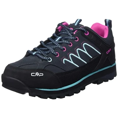Image of CMP Women&#039;s Moon Low WMN Trekking Shoe WP Hiking, Anthracite Acqua, 3 UK
