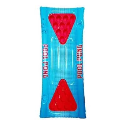 Image of HENBRANDT Inflatable Beer Pong Drinking Game 166cm x 77cm Summer Fun Lounge Table Swimming Pool Inflatables Adult Party
