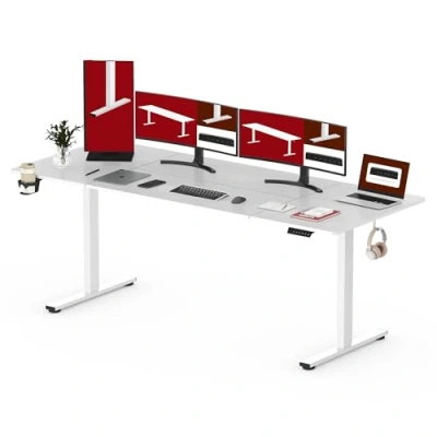 Image of SANODESK 200 * 80 Electric Standing Desk Height Adjustable Sit Stand Up for Home Office