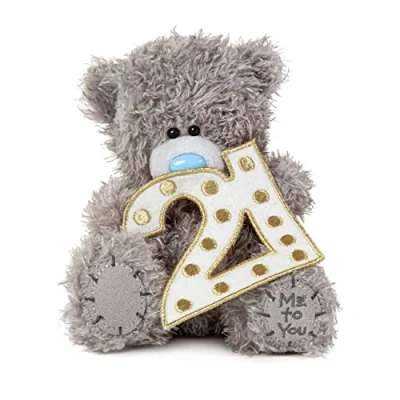 Image of Me to You Tatty Teddy 21st Lightbox Effect Bear Official Collection, Grey