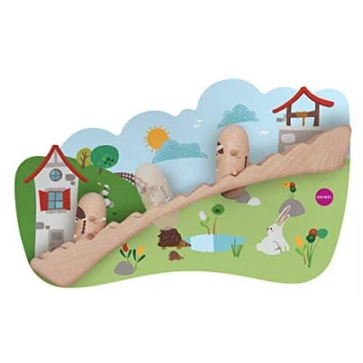 Image of Oribel Vertiplay Wooden Wall Toys, Jack and Jill
