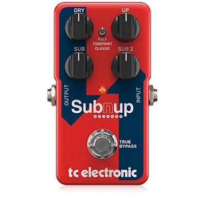 Image of TC Electronic SUB &#039;N&#039; UP Octaver Next Generation Polyphonic Octave Pedal with Monophonic and Built In TonePrint Technology