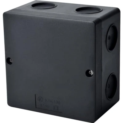 Image of Dencon IP66 Junction Box Black 100 x 100mm