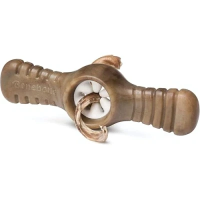Image of Benebone Indestructible Interactive Pawplexer Dog Chew Toy For Aggressive Chewers, Long Lasting Tough Boredom Breaker Dogs, Real Bacon Flavour, Medium Made in the USA.