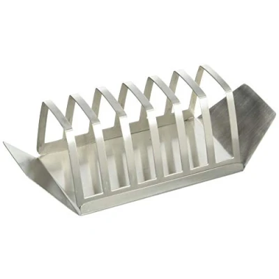 Image of Genware NEV B4121 Rack And Tray, Neville Stainless Steel, Boxed Toast