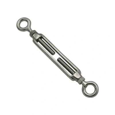 Image of Eye Turnbuckle Stainless Steel M16 (27MM Eyes Open Body Straining Screw Rigging Tensioner)