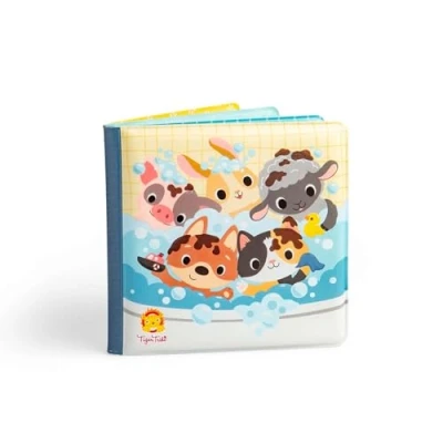 Image of Tiger Tribe Messy Farm Bath Book Books For Babies, Farmyard Baby Book, Soft Books, Sensory Toys Babies 6 12 Months +
