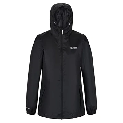 Image of Regatta Womens Pack It Jacket with Hood, Waterproof &amp; Lightweight Packable Shell Rain Mac Perfect for Outdoors, Camping, Running Hiking