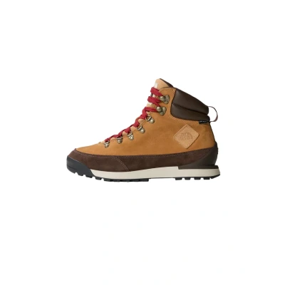 Image of THE NORTH FACE Men&#039;s Back To Berkeley IV Leather Wp Fashion Boot, Almond Butter/Demtssbrn, 10