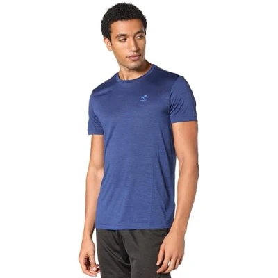 Image of Energetics Telly T Shirt Melange/Navy Dark/Bl XL
