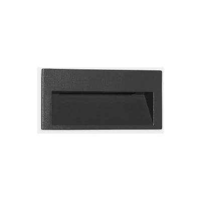 Image of Tiny Outdoor LED Recessed Wall Light Small Urban Grey IP65 1.9W 3000K