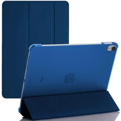 Image of PROTech Case for iPad Air 11 Inch M2 (2024) &amp; 5 (2022, 10.9 Inch) Slim Stand, Hard Back Shell Cover with Auto Wake/Sleep (Blue)