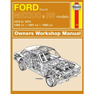 Image of Ford Escort Mk I Mexico, RS 1600 &amp; 2000 (70 74) Haynes Repair Manual