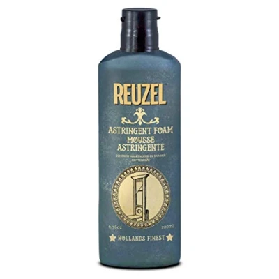 Image of Reuzel Astringent Foam Soothes and Tones Skin Removes Residual Grime Oil Refreshes While Closing Pores Maintains Clear, Balanced Non Drying, Vegan Formula 6.76 Oz Cleanser