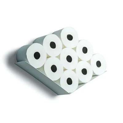 Image of Toilet Paper Storage, Roll Holder, Bathroom Cabinet, Shelf, Accessories, Organizer. (1, Black)
