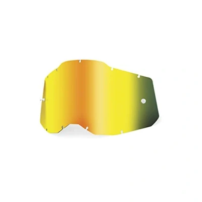 Image of 100% Unisex Adult Racecraft/Accuri/Strata Replacement Sunglass Lenses, Mirror Gold,