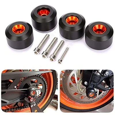 Image of CICMOD Motorcycle Front Rear Fork Wheel Frame Slider Crash Protector for Duke 125 200 390