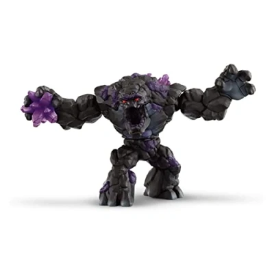 Image of schleich Eldrador 70158 Shadow World Stone Monster Realistic Mythical Fantasy Creature Action Figure Toy with Movable Arms and Torso Toys Gift for Boys Girls, Kids Ages 7+