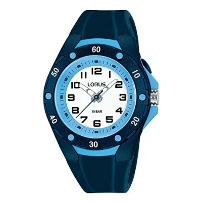 Image of Lorus Unisex Children Analog Quartz Watch with Silicone Strap R2371NX9