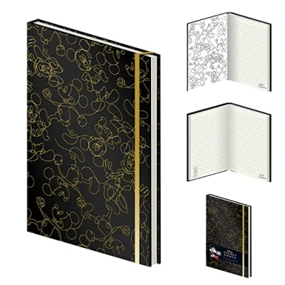 Image of Pyramid International Disney Mickey Mouse A5 Wiro Notebook (Outdoor Design), 80 Lined Pages Official Merchandise