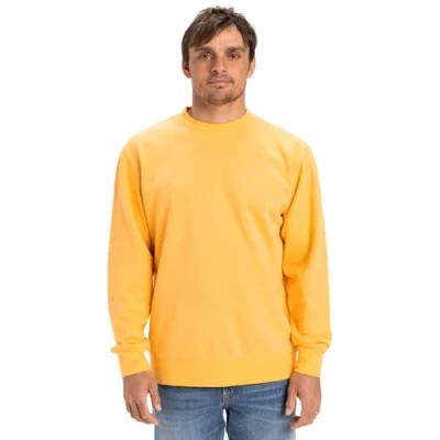 Image of Quiksilver Fleece top SALT WATER CREW Men Orange L