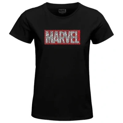 Image of Marvel Women&#039;s Womarcots036 T Shirt, Black, M