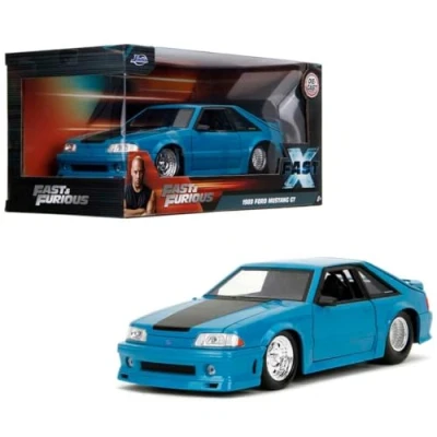 Image of Jada Toys 253203098 Fast &amp; Furious Ford Mustang GT 1:24, Quiet Shade Clematis Blue