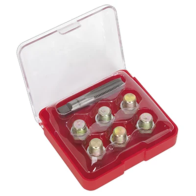 Image of Sealey Oil Drain Plug Thread Repair Set M13