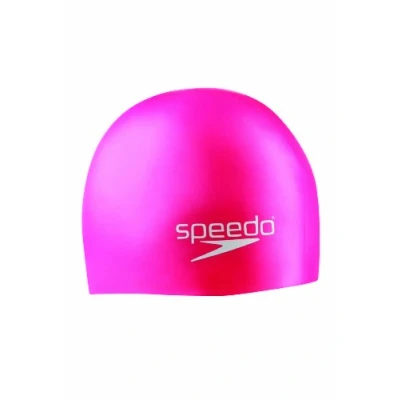 Image of Speedo Unisex Youth Swim Cap Silicone Junior Pink, One Size