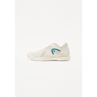 Image of Head Sprint PRO Clay court tennis shoes, Women&#039;s, Size: 6.5, Chalk white/twilight blue Textile