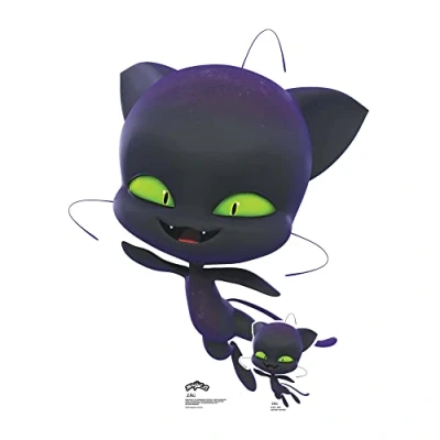 Image of Star Cutouts SC4205 Plagg Kwami Mini Cardboard Cut Out Height 93cm Miraculous: Tales of Ladybug &amp; Cat Noir