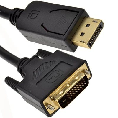 Image of kenable DisplayPort Plug to DVI D 24+1 Male Digital Video Cable GOLD 5m [5 metres]