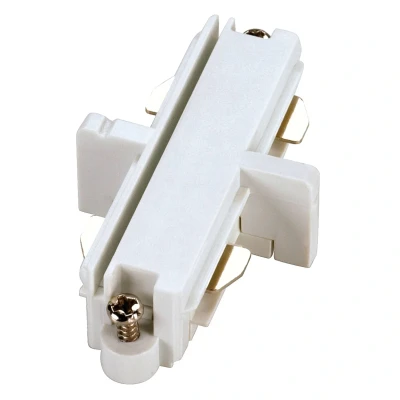 Image of SLV Longitudinal Connector for 1 Phase high Voltage Track/White, Polycarbonat (PC)
