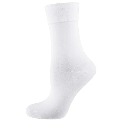 Image of Nur Die Women&#039;s 98% Cotton high Sock with Comfort Waistband, Breathable and Comfortable, White (Weiß 920), 39 42