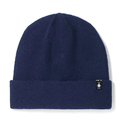 Image of Smartwool Boiled Wool Beanie, DEEP Navy, One Size
