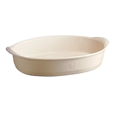 Image of Emile Henry Clay Ultime Large Oval Baking Dish 41cm x 26cm