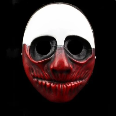 Image of SAKEMA Payday 2 Mask, Dallas/Wolf/Chains/Hoxton Cosplay Mask Halloween Masquerade Party Prop 8.1 (Color : Wolf)