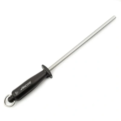 Image of Arcos Series Chairas Sharpening Steel Body Carbon Chromium Coated 9&quot; Handle Polypropylene Black Color