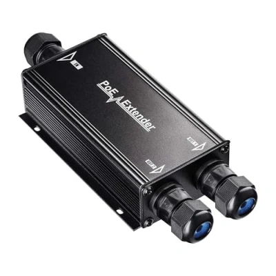 Image of Cudy 2 Channel Gigabit Outdoor PoE Extender，2 output ports, IP67 Waterproof, 10/100/1000Mbps, Repeater/PoE Amplifier/PoE booster, Wall Mount, Comply with 802.3bt / 802.3at 802.3af