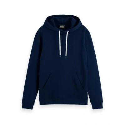 Image of Scotch &amp; Soda CORE LOGO Hoodie Hoodie, Men&#039;s, Size: Medium, Night