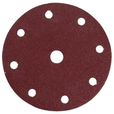 Image of Makita P 32655 Velcro Backed Abrasive Discs 6&quot; Red