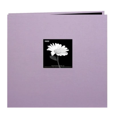 Image of Pioneer 8 x inch Book Cloth Cover Post Bound Album, Misty Lilac