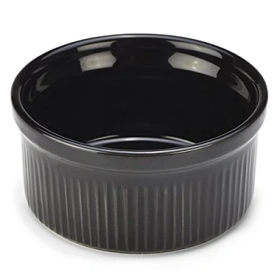 Image of GenWare Porcelain Ramekins 8cm Black, SPS8 BL, Pack of 12